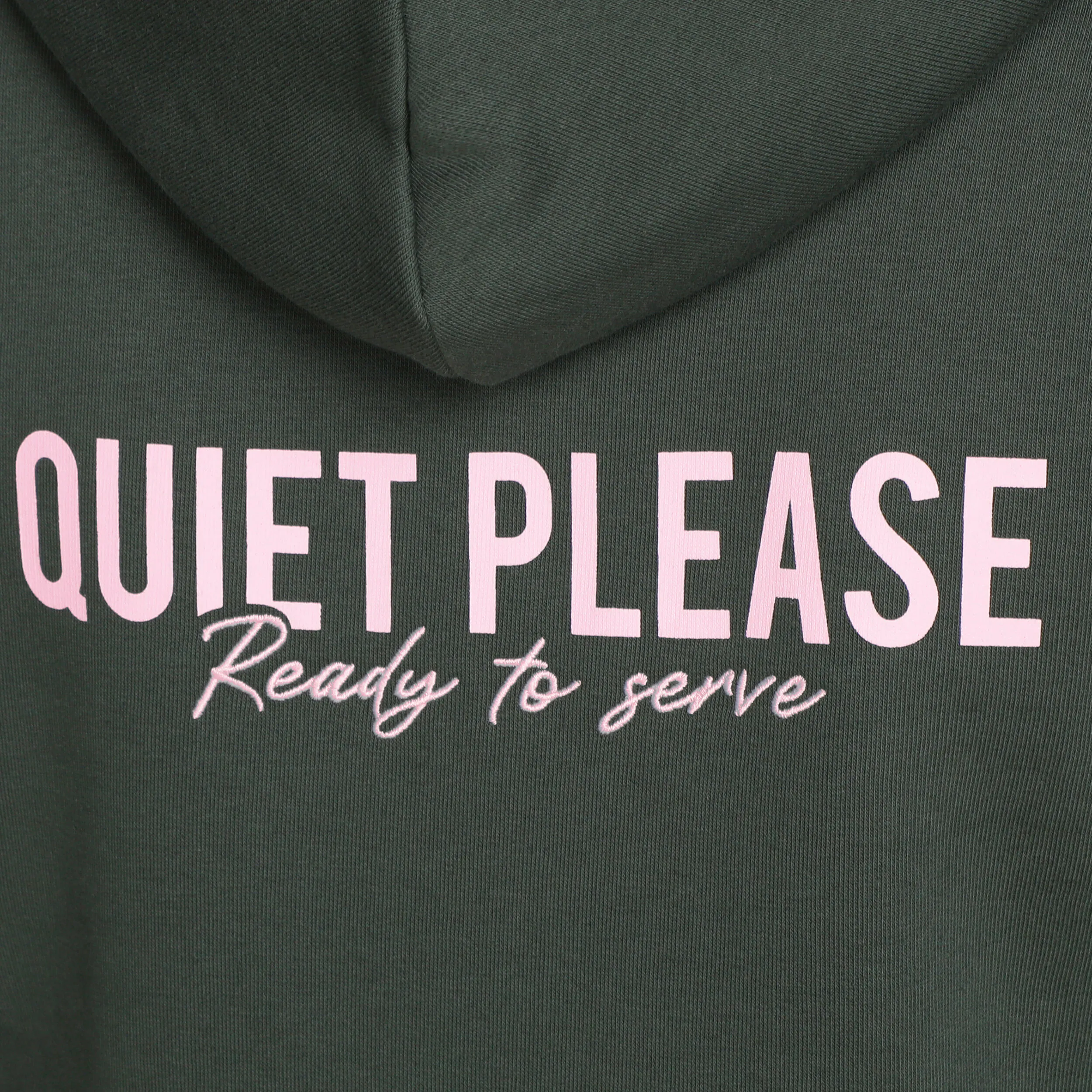 Quiet Please Ready To Serve Hoody Women