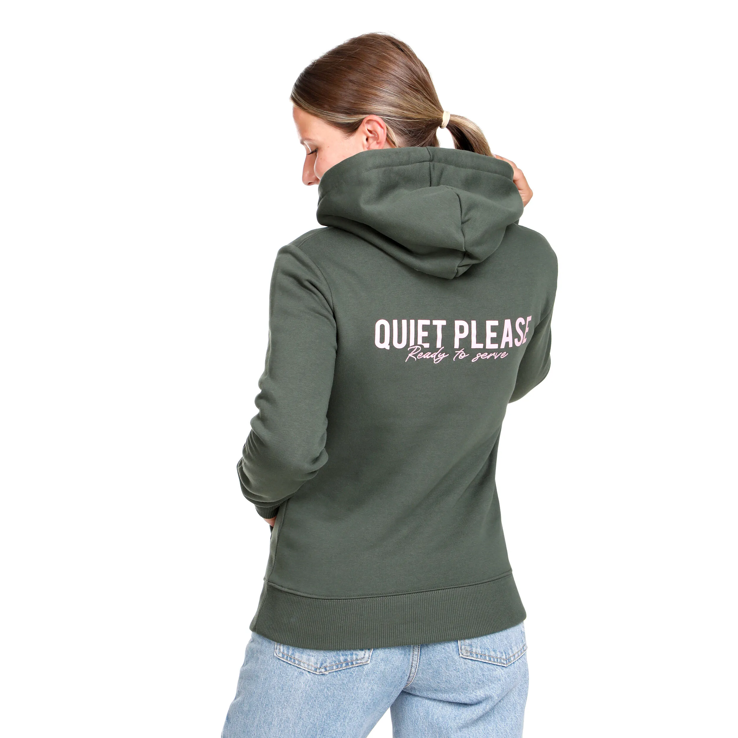 Quiet Please Ready To Serve Hoody Women