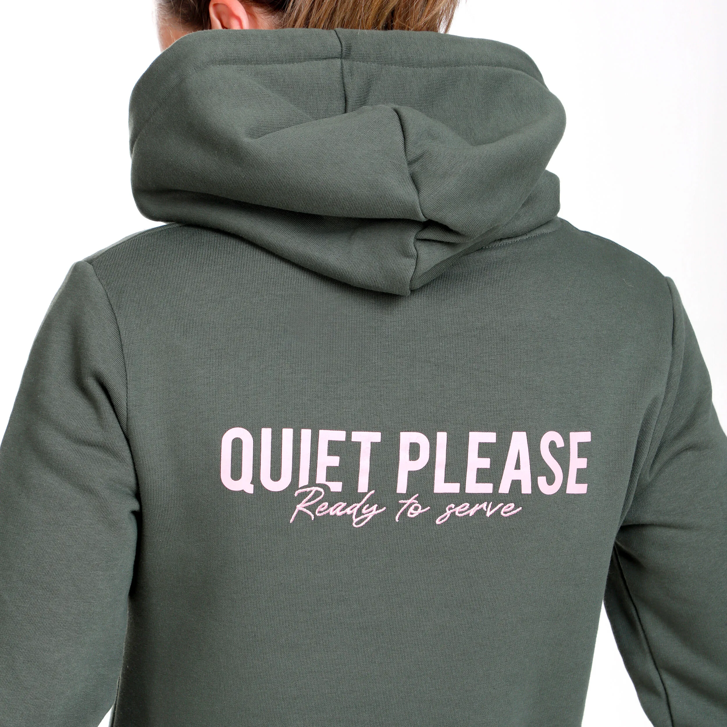 Quiet Please Ready To Serve Hoody Women