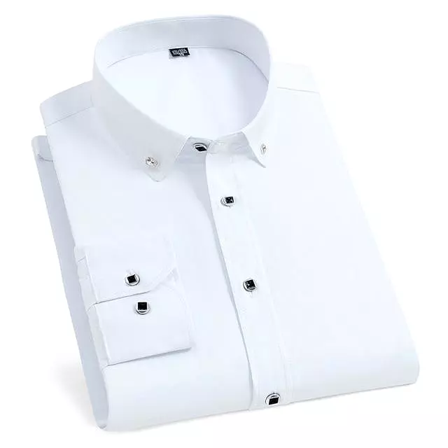 Refined Gentleman Men Dress Shirt