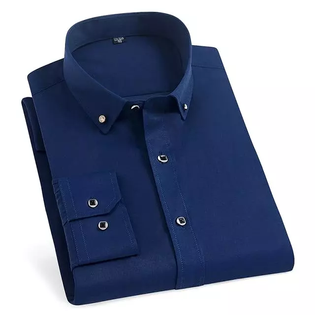 Refined Gentleman Men Dress Shirt