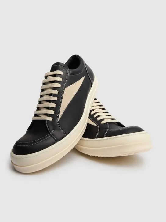 Rick Owens   Bumper vintage leather sneakers 