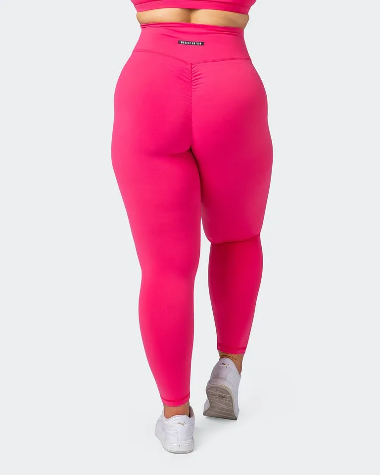 Signature Scrunch Ankle Length Leggings Flamingo