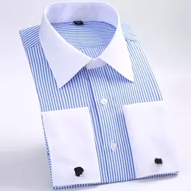 Striped Dress Shirt For Men