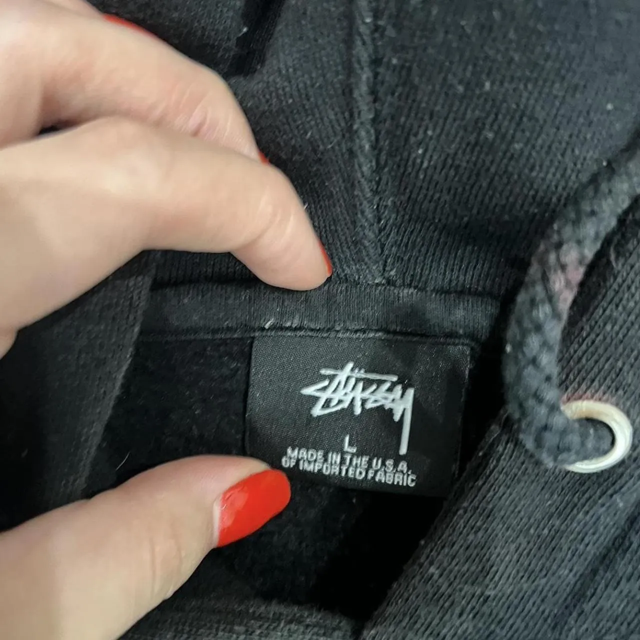 Stüssy Men's Black Hoodie