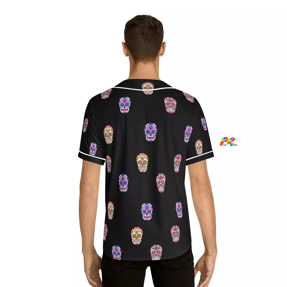 Sugar Skull Men's Baseball Jersey