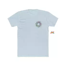 Surfing Circle Men's Cotton Crew T-Shirt