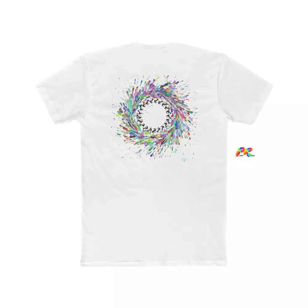 Surfing Circle Men's Cotton Crew T-Shirt