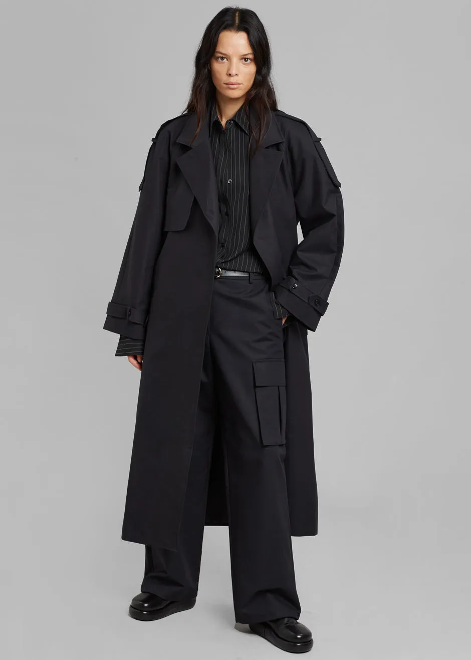 Suzanne Trench Coat - Black