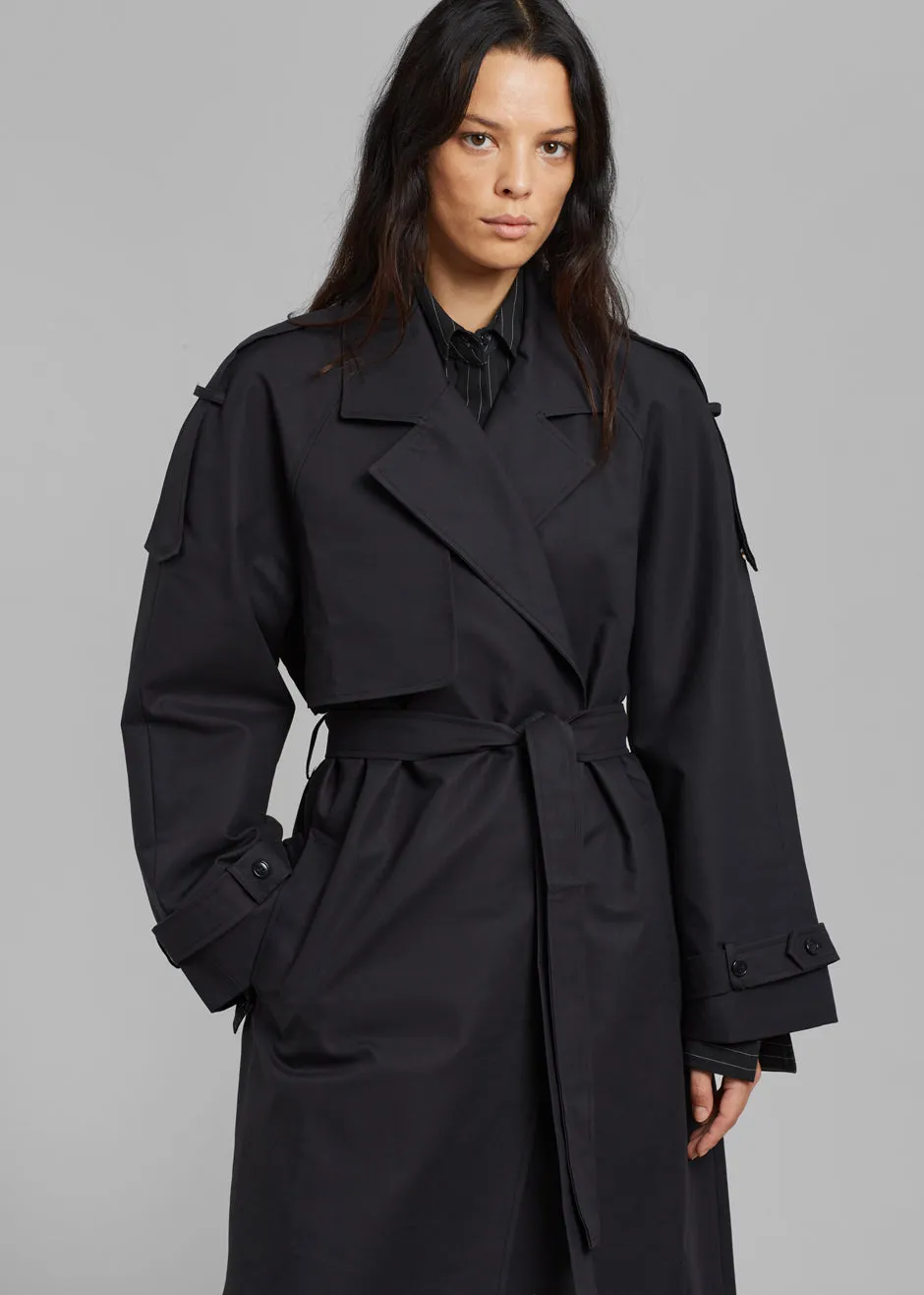 Suzanne Trench Coat - Black