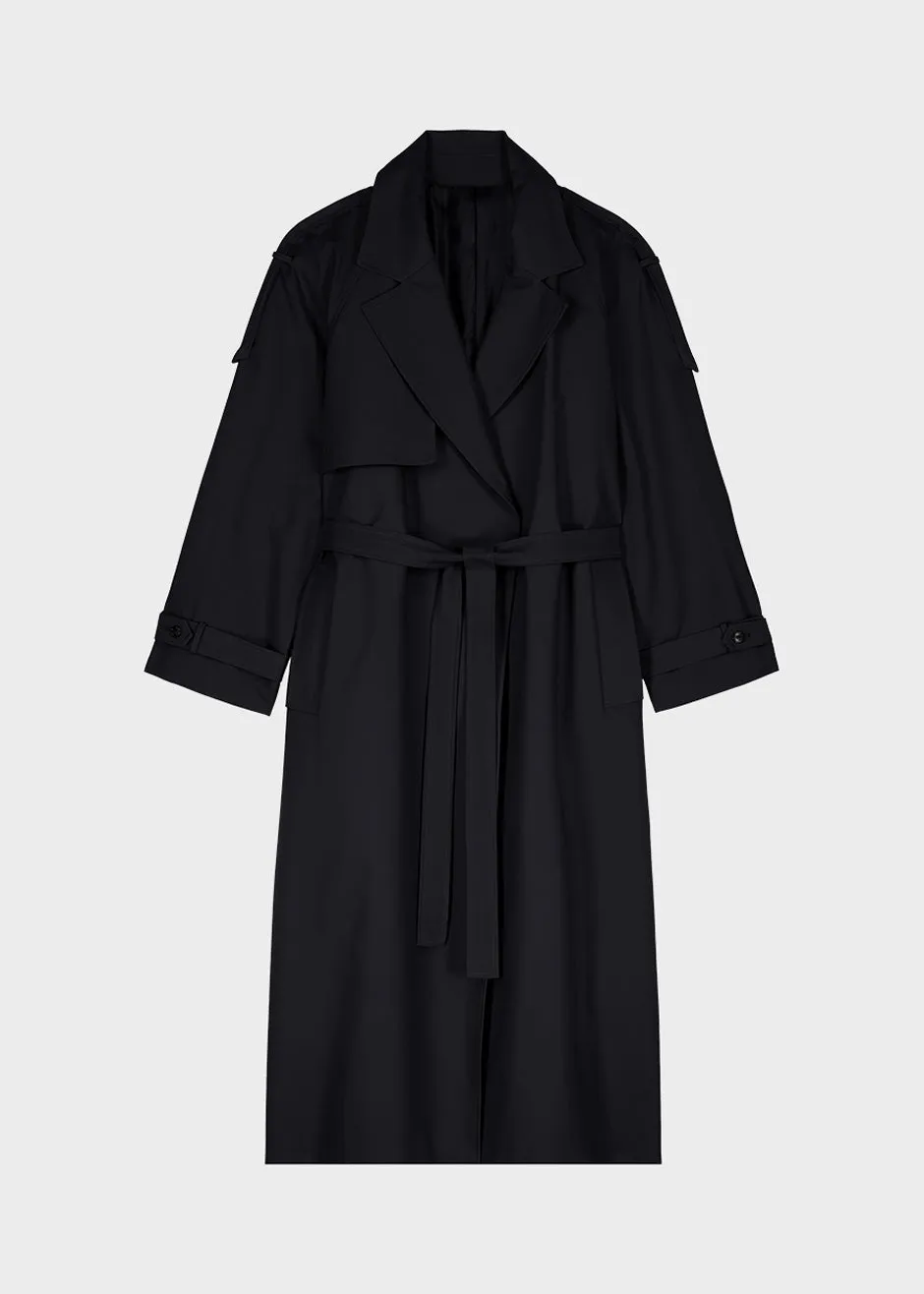 Suzanne Trench Coat - Black