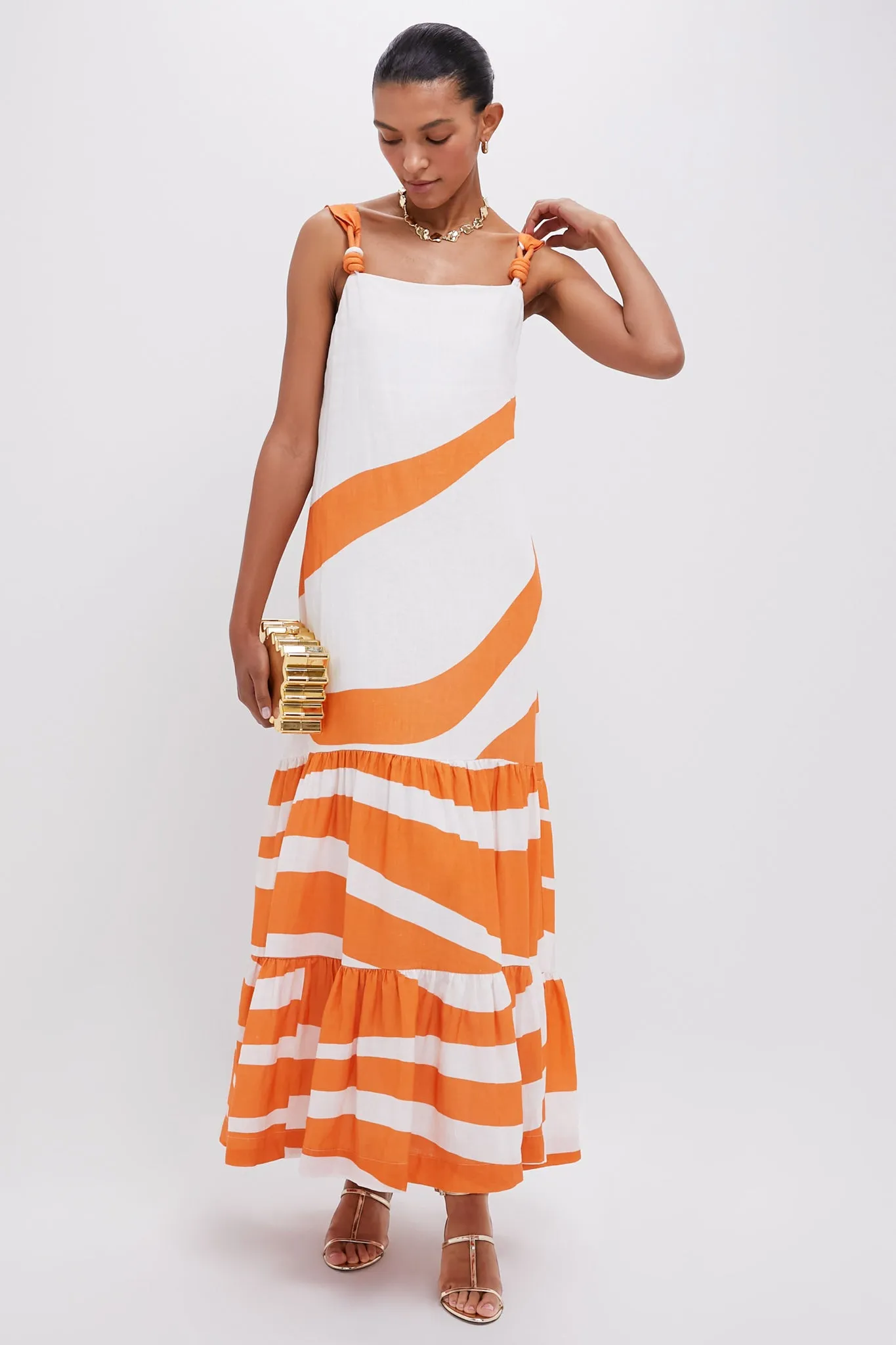 Tangerine Muito Voce Maxi Dress