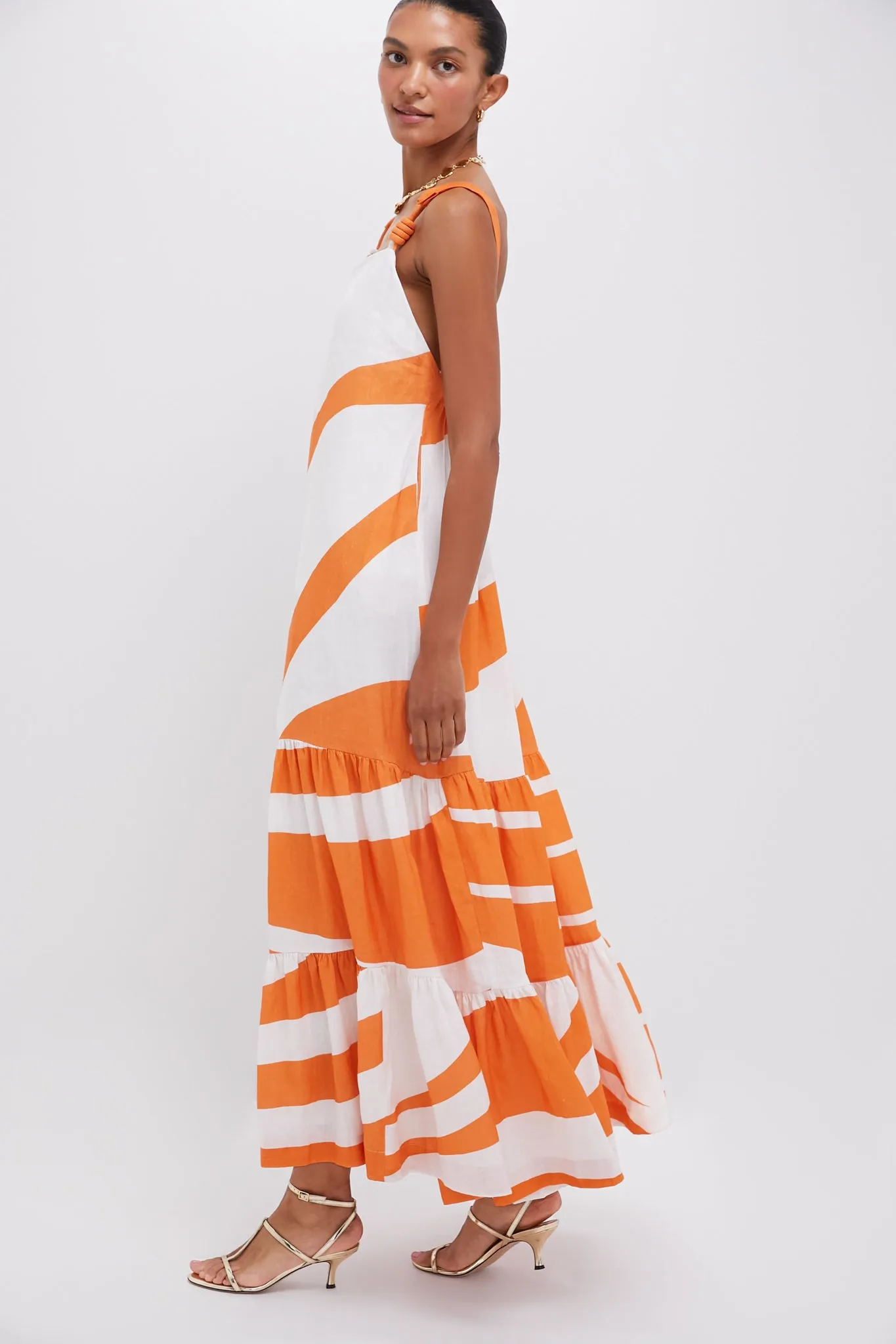 Tangerine Muito Voce Maxi Dress