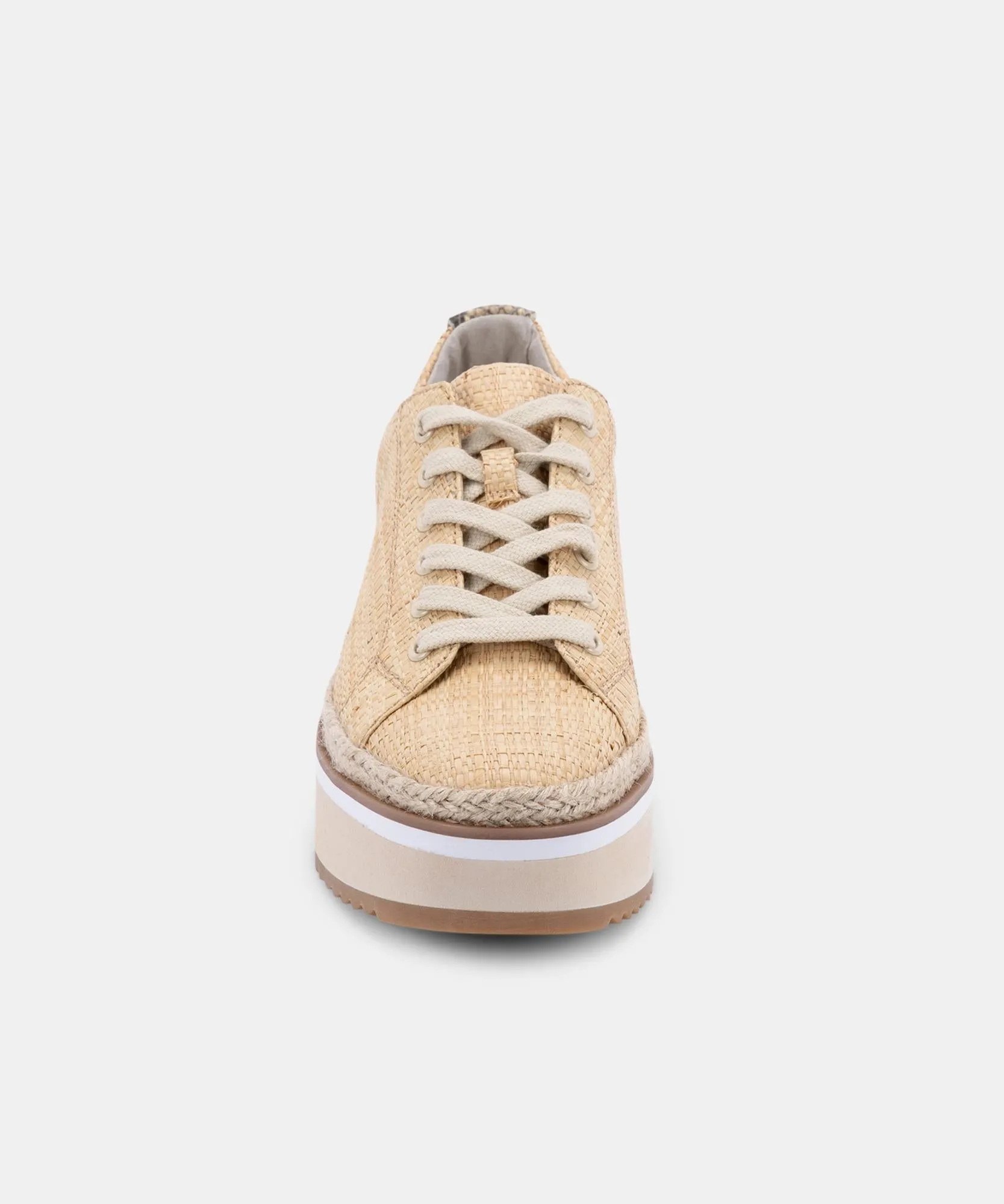 TINLEY SNEAKERS LT NATURAL RAFFIA - re:vita