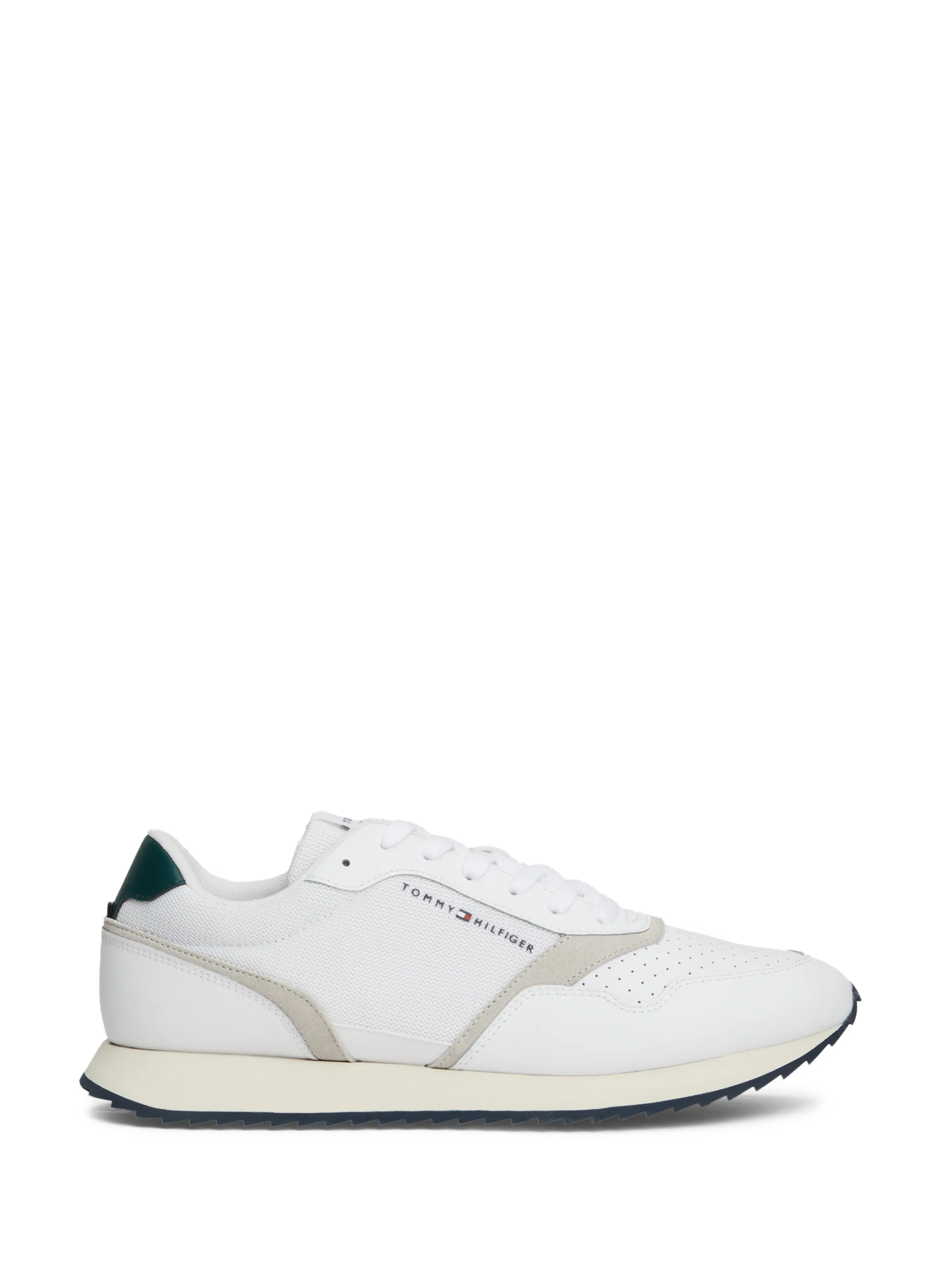 Tommy hilfiger  Leather Running Sneakers - White