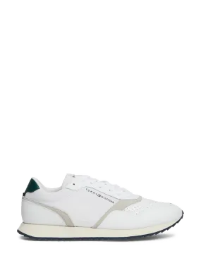 Tommy hilfiger  Leather Running Sneakers - White