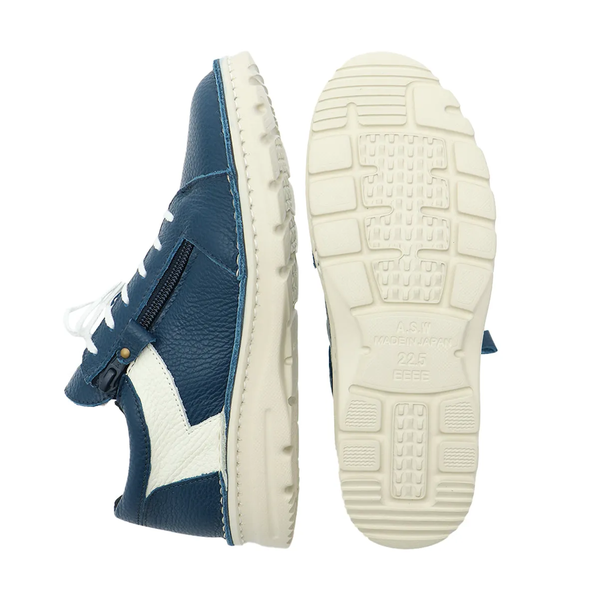 Tsubasa Blue Combi Ultra Light Wide Fit Sneakers