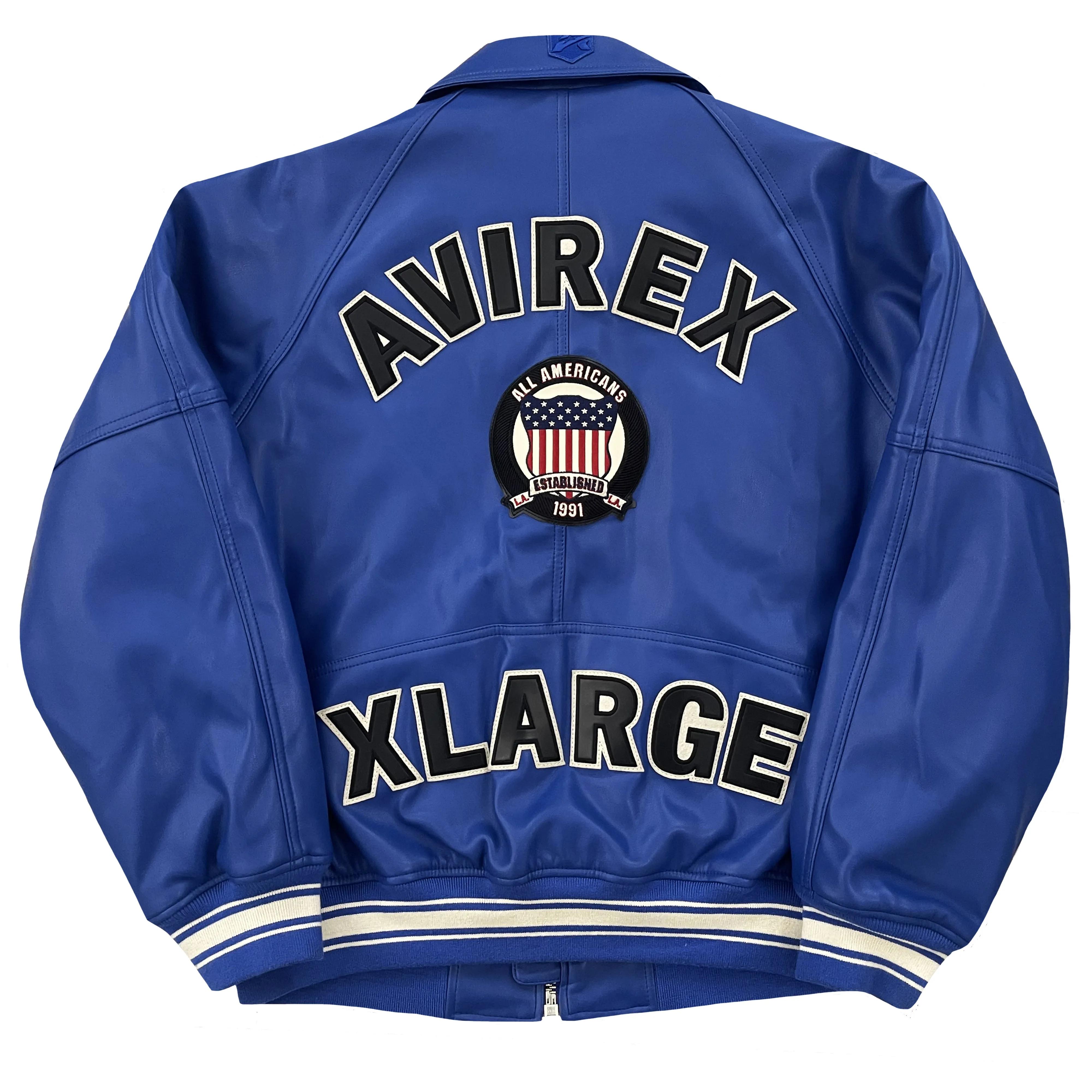 Vintage Avirex Leather Varsity Jacket