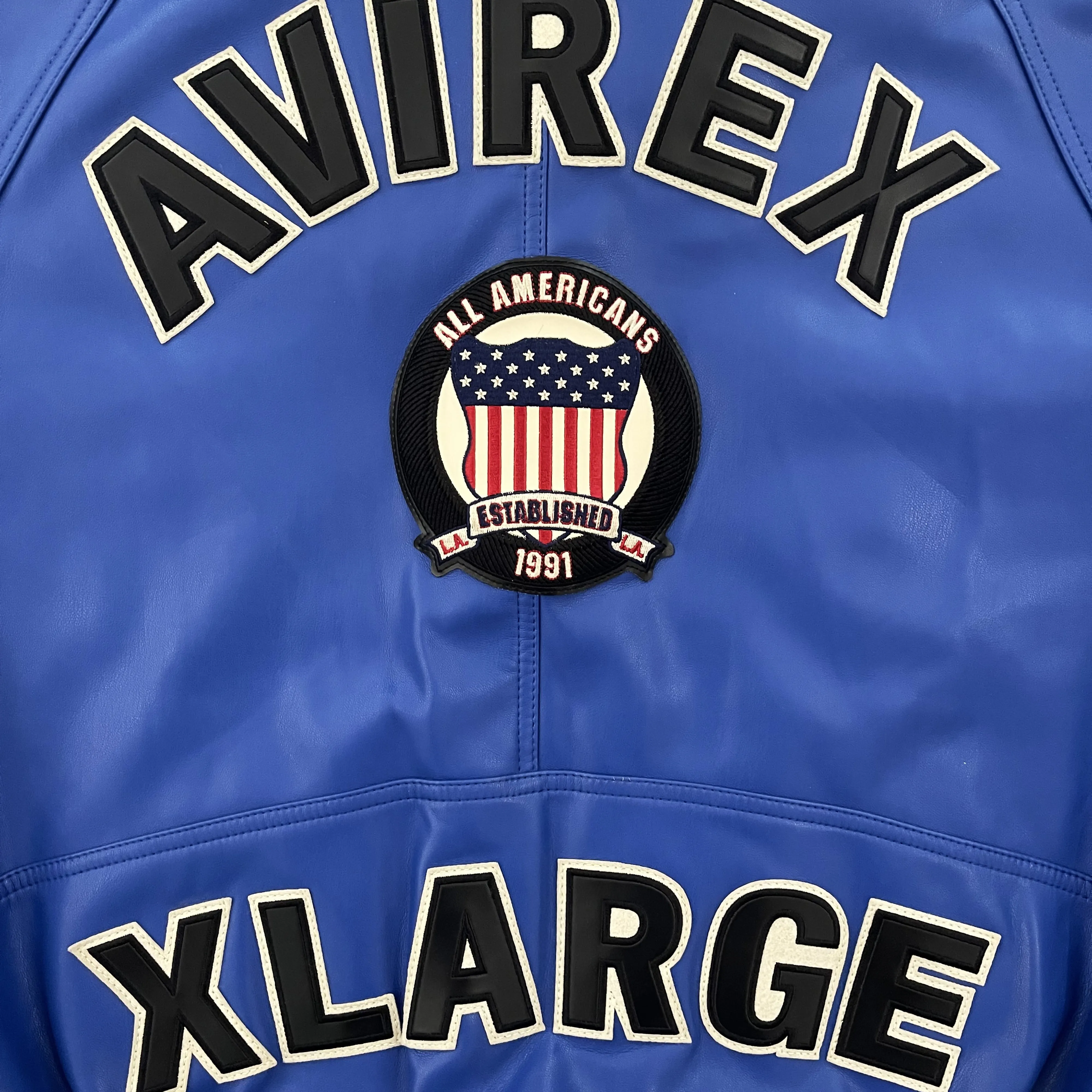 Vintage Avirex Leather Varsity Jacket