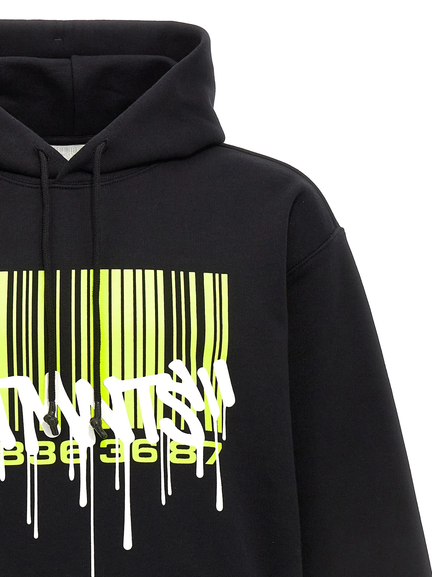 Vtmnts    Vtmnts 'Graffiti Big Barcode' Hoodie