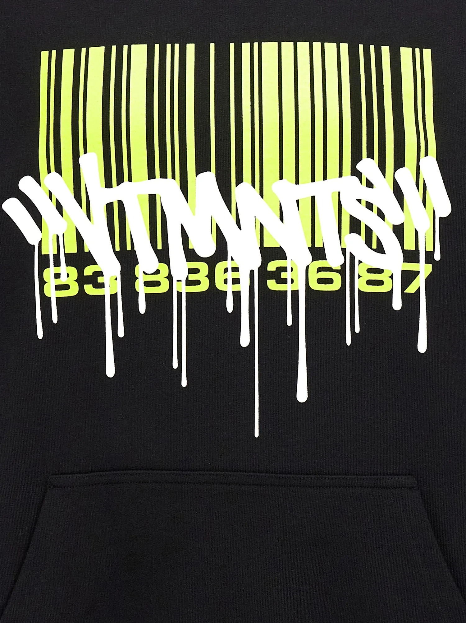 Vtmnts    Vtmnts 'Graffiti Big Barcode' Hoodie