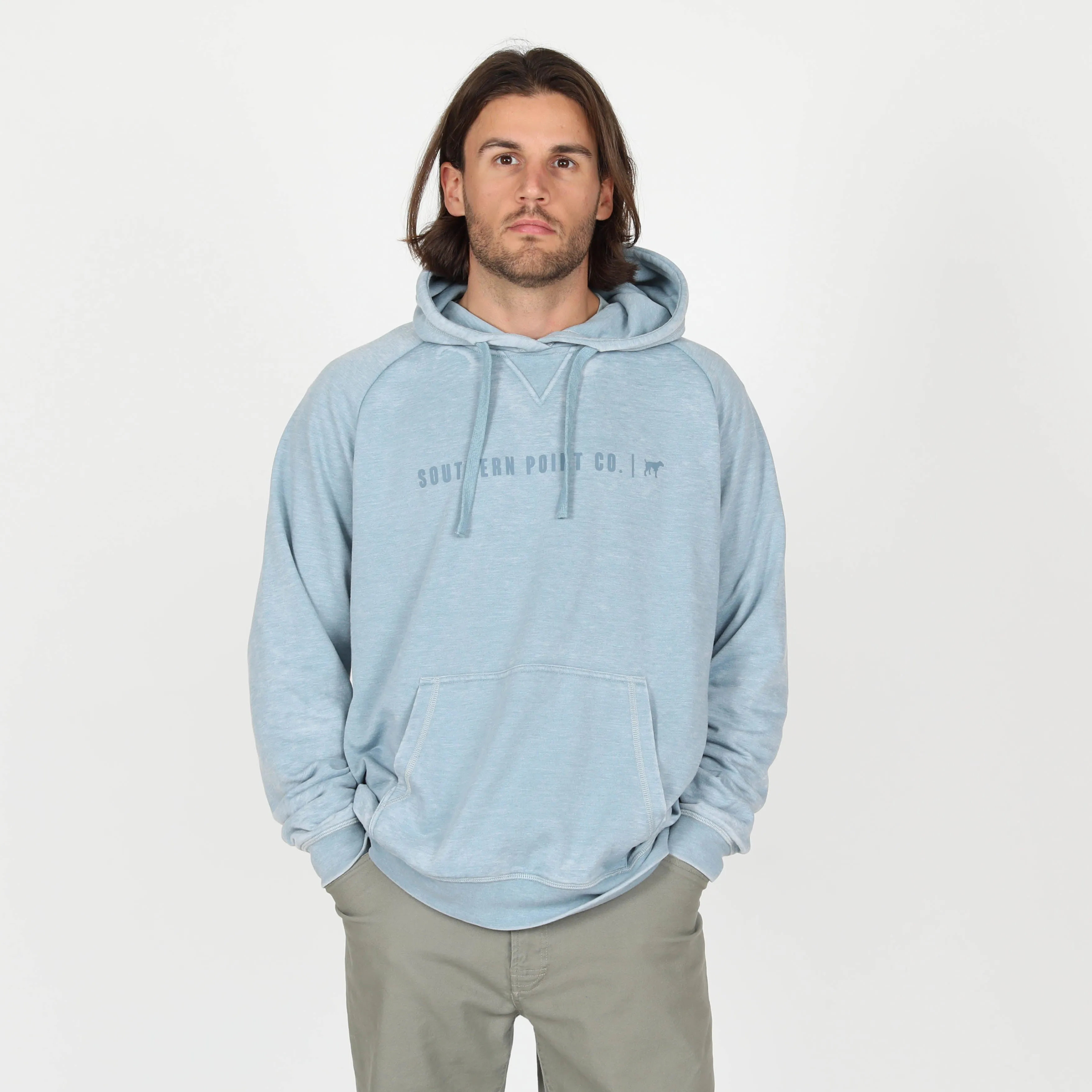 Washed Blue Campside Hoodie Final Sale