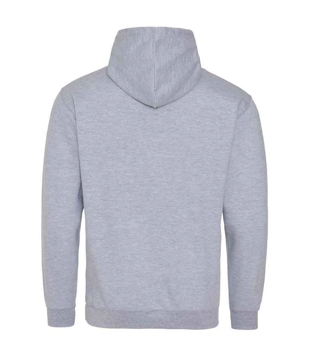 Womens/ladies varsity hoodie heather grey/jet black Awdis