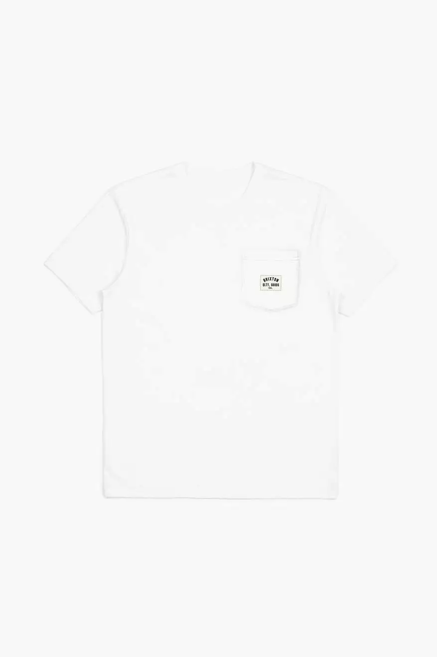 Woodburn S/S Tailored Pocket Tee - White